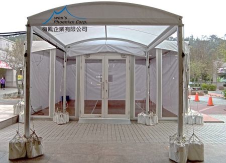 Tenda Kabel Silang Phoenixx 6M & Tenda Serambi 3M